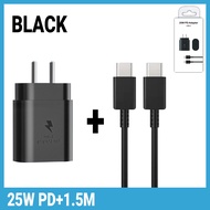 หัวชาร์จเร็ว ชาร์จเร็วสุด ที่ชาร์จ Samsung 25W ชุดชาร์จ Type-C to Type-C หัวชาร์จ+สายชาร์จ หัวชาร์จเ