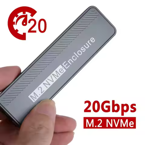 USB3.2 M.2 NVMe SSD Enclosure 20Gbps M.2 NVME SSD Case Type-C M2 PCIE SSD Enclosure adapter For M.2 