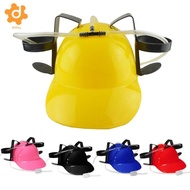 [utruiut0k] Novelty Drinking Helmet Guzzler Drinking Helmet Drinker Favor Hat Can Holder Camo Green