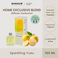 BONSOIR Home Exclusive Blend Diffuser I ก้านไม้หอม ปรับอากาศ กลิ่น Sparking Yuzu ก้านหอม 160 ml ห้อง