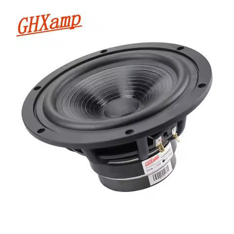 GHXAMP 6.5 Inch Midrange Bass Speaker Woofer 6ohm Long Stroke HIFI Audience-grade Bass Speakers Cast