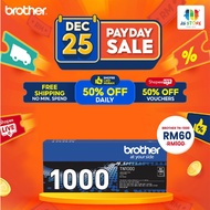 [💯100% ORIGINAL💯]BROTHER TN-1000 TN1000 100% ORIGINAL GENUINE TONER CARTRIDGE HL-1110 / HL-1210W / H
