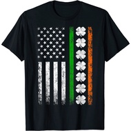 Irish American Flag Ireland Flag St Patricks Day Gifts Lucky T-Shirt