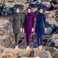 Baju Renang Muslimah Plus Size Muslim Set Adult With Hijab Muslimah Swimming Suit Woman Swimsuit Women