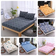 SINGLE / QUEEN / KING SIZE FITTED BEDSHEET  PILLOW CASE  SARUNG BANTAL TILAM KATIL CADAR TOTO HIGH B