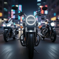 Harley Touring 7in LED Projector Headlight DRL Universal Fit Motorcycle Headlamp Lampu Hadapan Motos