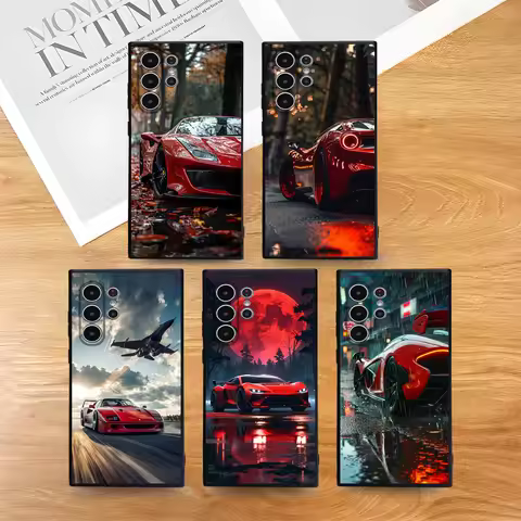 Classic F-FerRAri Phone Case For Samsung S Series S21 S22 S23 S24 S25 FE Plus Ultra TPU Soft To Skin