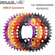 SNAIL Oval Chainring Symmetrical 96 BCD 32 34 36 38T Single Ultralight Tooth Plate Mountain Bike 96B
