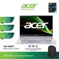 Acer Swift 3 Intel Evo i5 Laptop - SF314-511-51YL/SF314-511-559D/SF314-511-532H