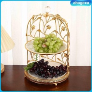 [Ahagexa] Double Layer Cake Stand Cake Stand for Living Room Household Anniversary