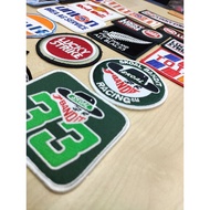 Patch patches kain sulam strike skoal bandit 76 sticker kain motor tampal baju jaket
