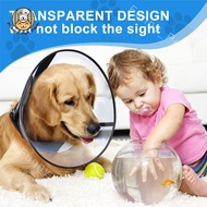 E-Collar Kucing Cone Collar for Pet Dogs Cats Wound Healing Protection Cover Kolar Kon Perlindungan 