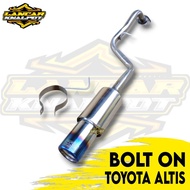 Exhaust Toyota Altis Muffler HKS Gronel Bass Cool
