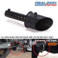 REALZION DUKE390 RC390 Tail Pipe Motorcycle Tail Exhaust Pipe Connect Pipe For KTM DUKE 390 DUKE 250
