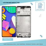 LCD SAM SM M62 M625 / F62 Display + Touch Screen Digitizer Repair Sparepart Replacement(+Frame)