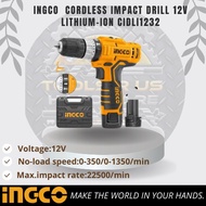 INGCO Cordless Impact Drill 12V Lithium-Ion CIDLI1232 BN-PT BIÑAN