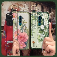 ring Chinese style Phone Case For OPPO Reno 10X ZOOM/10X/10X Pro Lanyard Back Cover fashion Anti-knock Wristband Waterproof