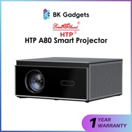 HTP A80 Smart Projector | Android 9.0 Home Cinema Theater