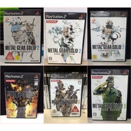 Original Disc [PS2] Metal Gear Solid (Japan) 2 3 Sons of Liberty MetalGear