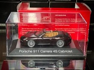 Herpa 1/43 Porsche 911 991 Carrera 4S Cabriolet Black 敞篷