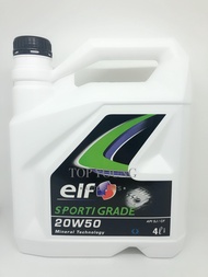 ELF 20W50 / 20W-50 MINERAL ENGINE OIL 4L BEST PRICE IN TOWN CLEAR STOCK