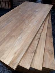【龍華木業】木板 柚木直條拚板 板材 DIY 印尼柚木 桌板 柚木拼板 實木 