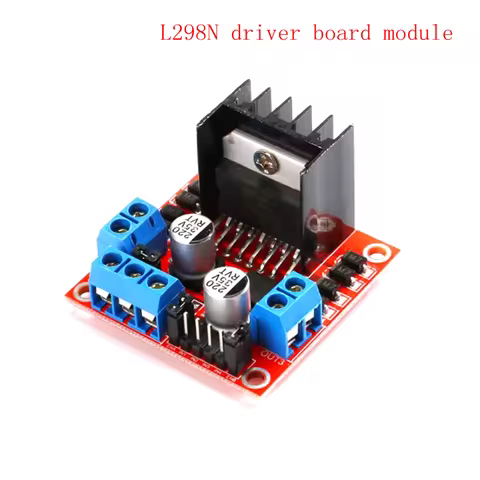 L298N DC Motor Driver L298N driver board module L298N stepper motor smart car robot breadboard pelti