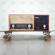 【Ready Stock】Classic Retro Antique Bluetooth USB Speaker Radio Klasik 蓝牙收音机 Mp3 Android ios Player Pu Xing Puxing PX-20