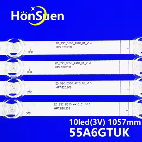 Full set LED Backlight strip 10LED For 55A6GTUK 55AE6EG 55A63H 55A67H 55A6CG 55R63G 55A68G 55A6BGT H