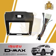 JTSOUND หน้ากากวิทยุ ISUZU D-MAX ปี2013-2017 ช่องแอร์บน ใช้สำหรับหน้าจอขนาด 9 นิ้ว + พร้อมปลั๊กตรงรุ