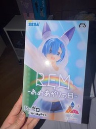 SEGA Re:從零開始的異世界生活  Rem 兔耳雨衣版  雷姆