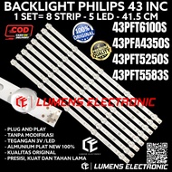 PHILIPS LED TV BACKLIGHT 43 INC 43PFA4350 43PFT6100 43PFT5250 43PFT5583 S 43PFA4350S 43PFT6100S 43PF