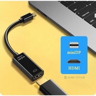 MiniDP to HDMI Converter - miniDP to DP - miniHDMI to HDMI - DP Connection - HDMI Connection
