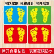 Toilet Hotel Shopping Mall Cartoon Toilet Prompt Sticker Instruction Sticker Civilization Into Toile