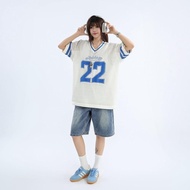 Mesh Jersey Loose Casual