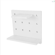 Peg Board Wall Mounted Shelf - Decorative Storage Shelf - Wall Mounted Decor Shelf