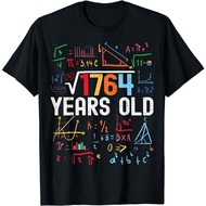 Square Root Of 1764 42Nd Birthday 42 Years Old Birthday Gift T-Shirt
