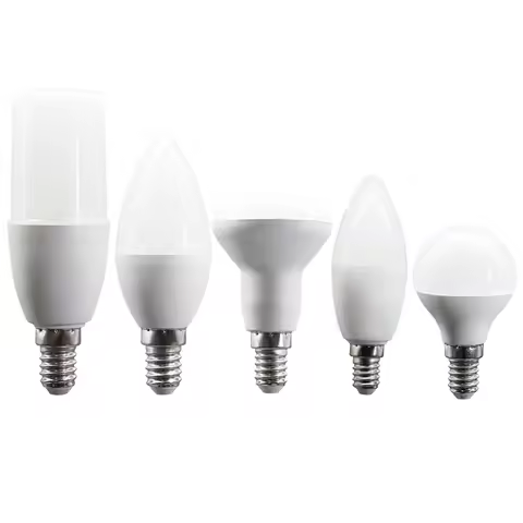 2pcs E14 AC 220V 240V LED Bulb Lamps G45 C37 T37 R50 3W 7W 9W No Flicker hight cri Lamp for Home Bed