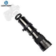 Lightdow | Lightdow 420-800mm f/8.3-16 Manual Telephoto Zoom Lens for Canon RF Canon EF  Nikon F Nik