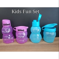 Tupperware Kids Fun Set Dino &amp; Penguin 350ml (2) Dino &amp; Penguin Snack Cup 300ml (2) Retail Price S$37.80 Now S$29.90