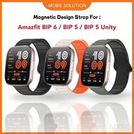 Strap For Amazfit Bip 6 / Amazfit Bip5 / Amazfit bip5 unity Magnetic Color Strap bip6