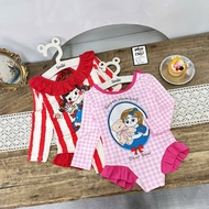D1 - FREE GLASSES Cute long-sleeved one-piece girls' swimsuit with ruffles for girls girls swimming 