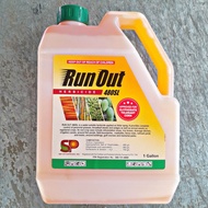 RUN OUT 480 SL HERBICIDE (1 GALLON) SIMILAR TO GRASS ZERO / ROUND UP - GRASS KILLER by S&P