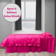 Sprei Bed Salon dan Selimut Bed Cover Sprei Klinik Sprei Salon Rumbai Sprei Bad Eyelash Sprei Klinik