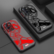 Spiderman Sketch Marvel Avengers Matte Phone Case For VIVO V25 E V23 E V21 E V20 V19 V17 V15 V11 I V5 S15 S10E  S12 Y73 Y70 S7 S1 Z3 I X9 T1 Plus Pro IQOO 7 5 Z1X NEO 5 3 5G