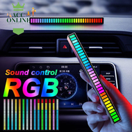 Lampu RGB Musik RGB Bar Strip Audio Indicator / Lampu RGB Strip Lampu LED RGB Lampu Musik Strip Meng