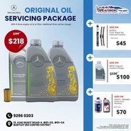 Car Servicing - Mercedes Benz Original 6L Engine Oil Service Package | 0W20 5W30 5W40