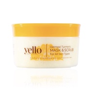 POST TODAY FREEGIFT YELLO SKINCARE OATMEAL TUMERIC MASK AND SCRUB