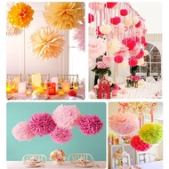35cm DIY Color Tissue Paper Pom Pom Flower Ball for Party Wedding Birthday Event Décor Birthday Deco