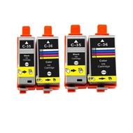 Compatible Ink Cartridge PGI-35 PGI35 CLI-36 CLI36 35 36 for Canon PIXMA IP100 iP110 IP100B TR150 Pr